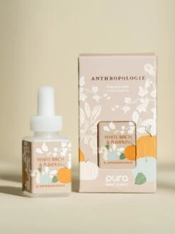 Anthropologie White Birch & Pumpkin