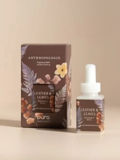 Anthropologie Leather & Leaves